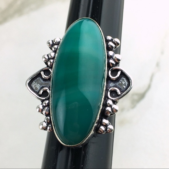 Botswana Agate Stone Ring Size 6 - Picture 9 of 12